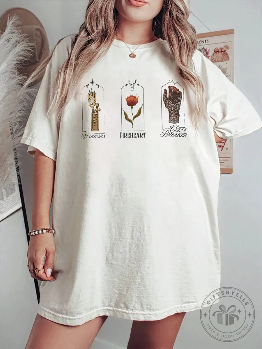 Sarah J Maas Starborn Fireheart Curse Breaker Vintage Style T-Shirt